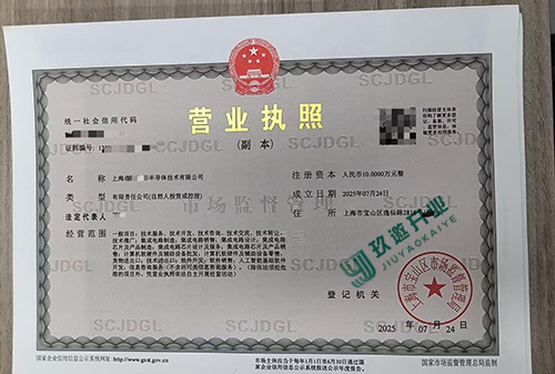 寶山區(qū)半導體技術(shù)公司注冊代辦資料提交流程